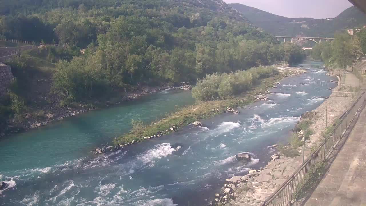 Soča River at Solkan Kayak Center