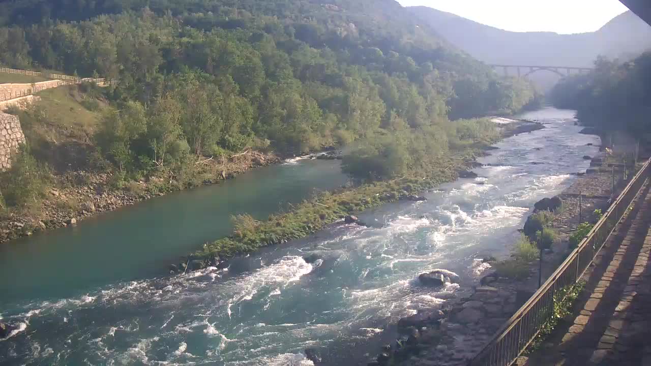 Soča River at Solkan Kayak Center