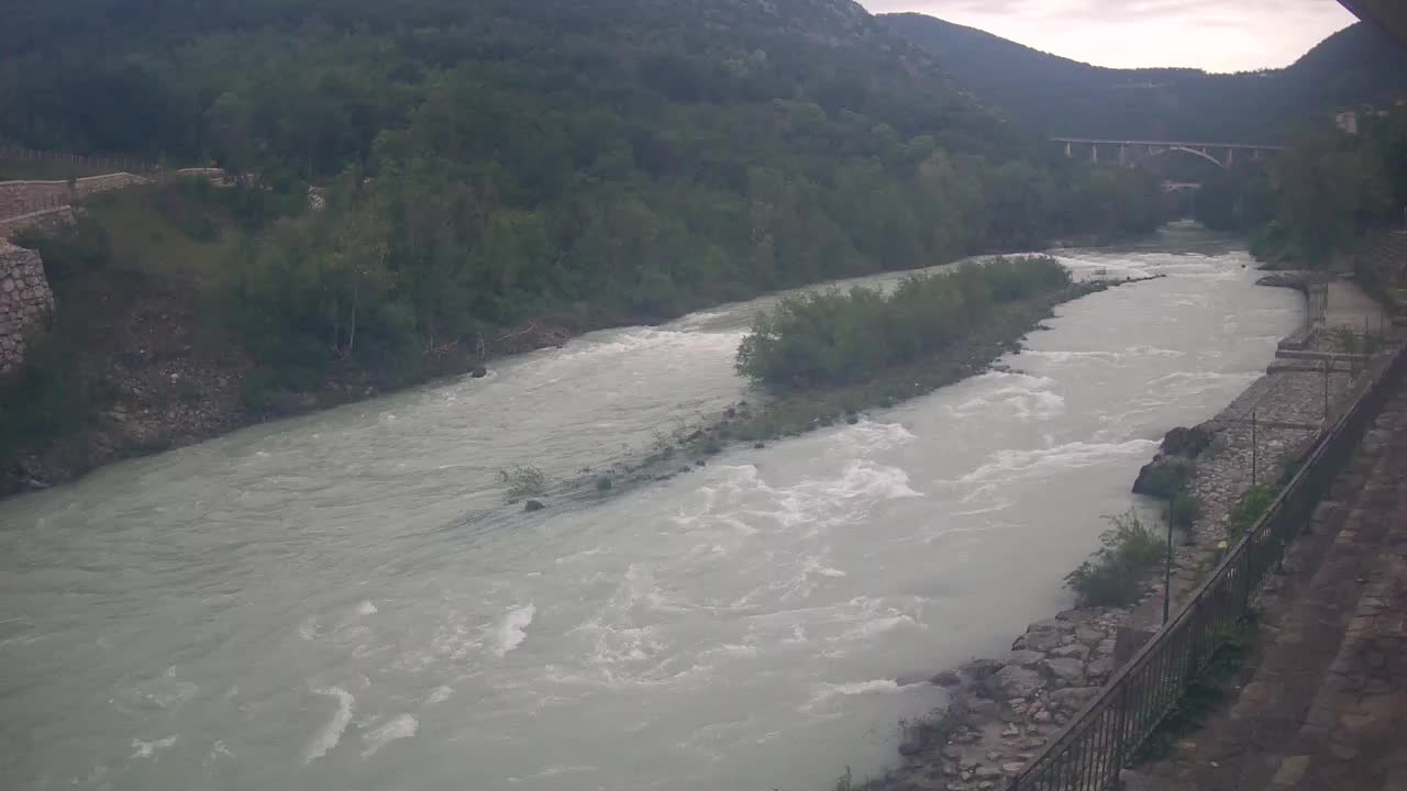Soča River at Solkan Kayak Center
