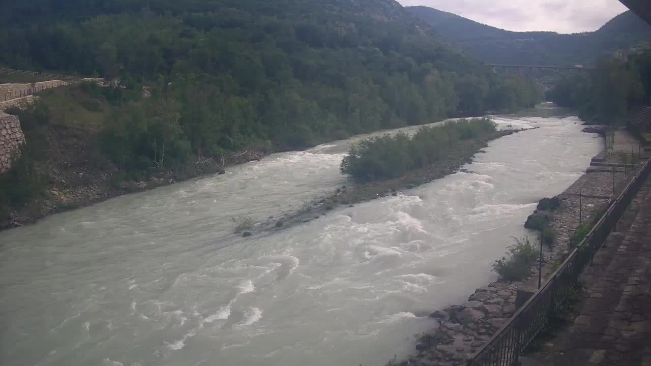 Soča River at Solkan Kayak Center