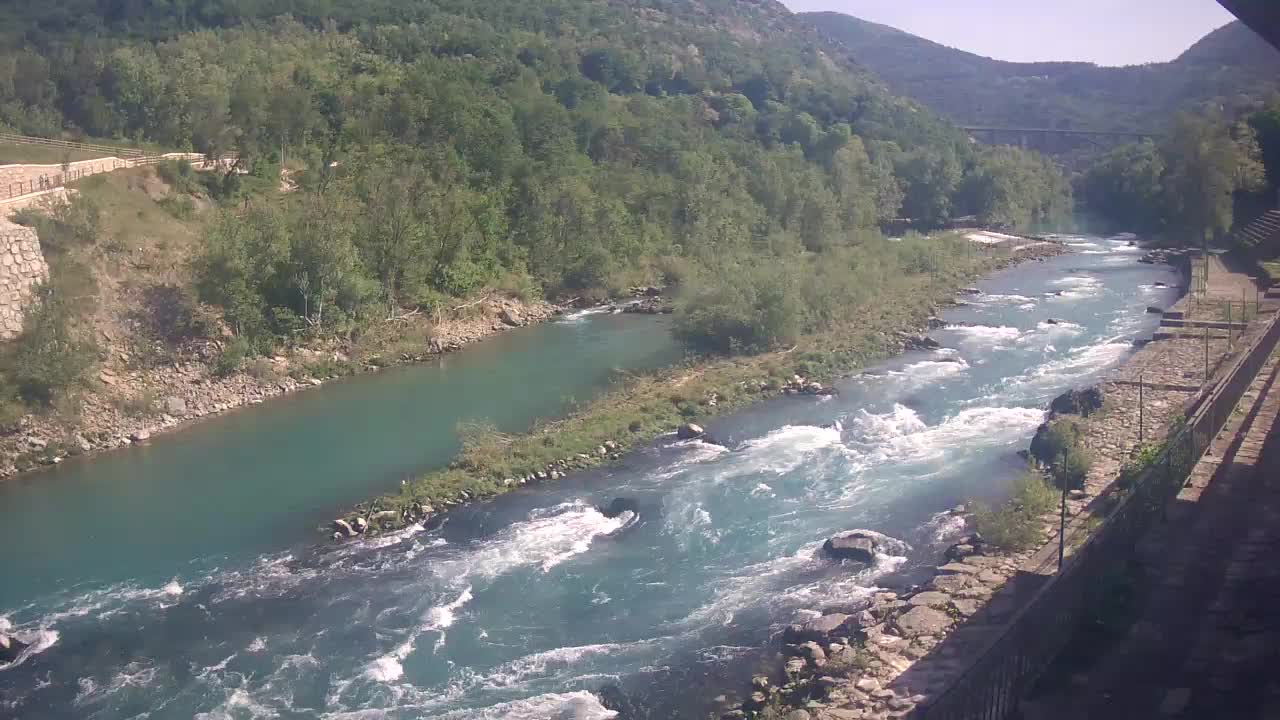 Soča River at Solkan Kayak Center