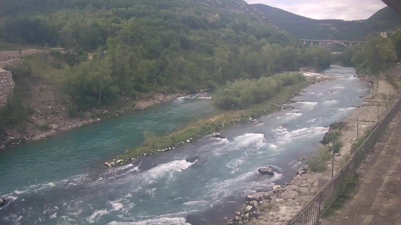 Soča River at Solkan Kayak Center
