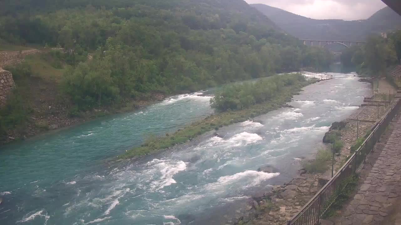 Soča River at Solkan Kayak Center