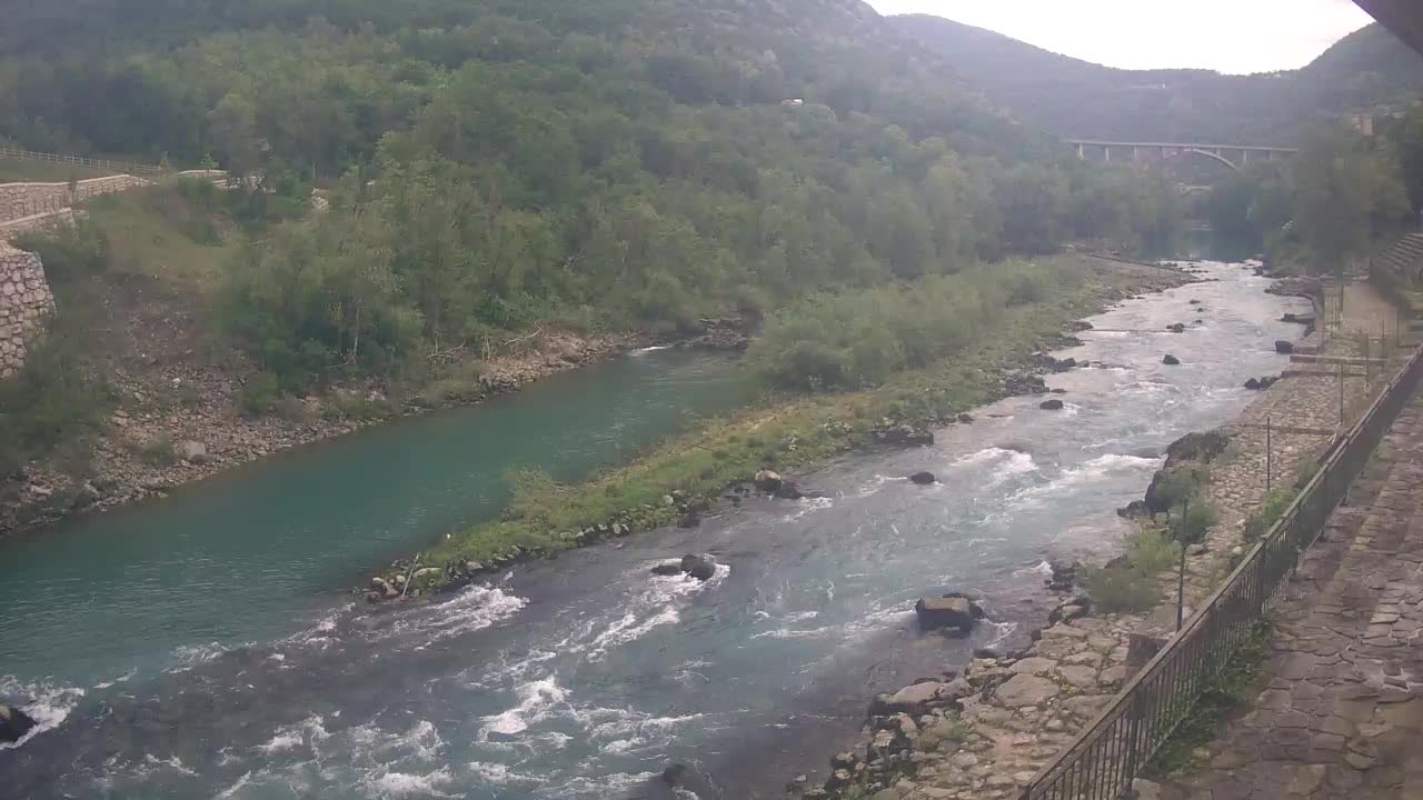 Soča River at Solkan Kayak Center