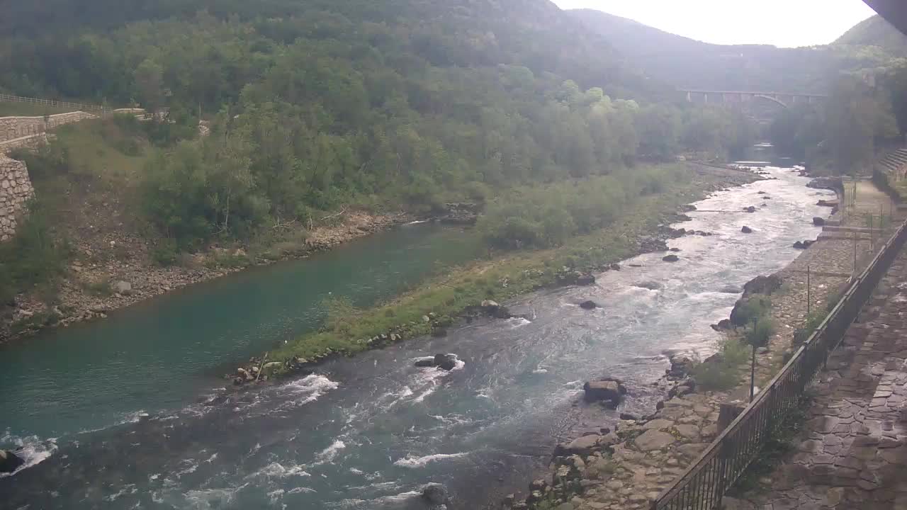Soča River at Solkan Kayak Center