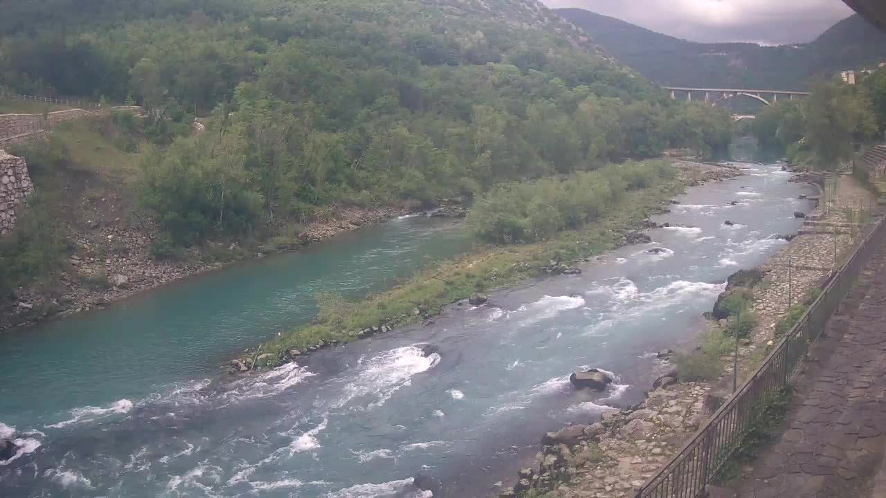 Soča River at Solkan Kayak Center