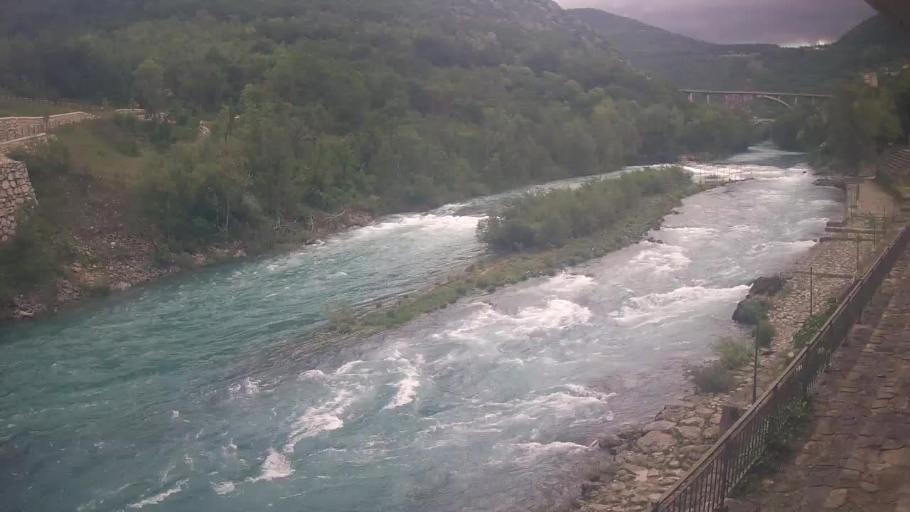 Soča River at Solkan Kayak Center