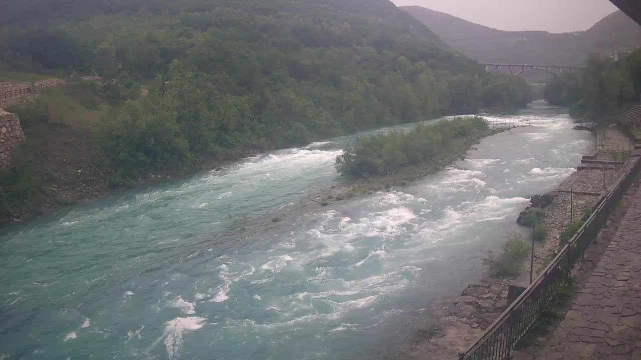Soča River at Solkan Kayak Center