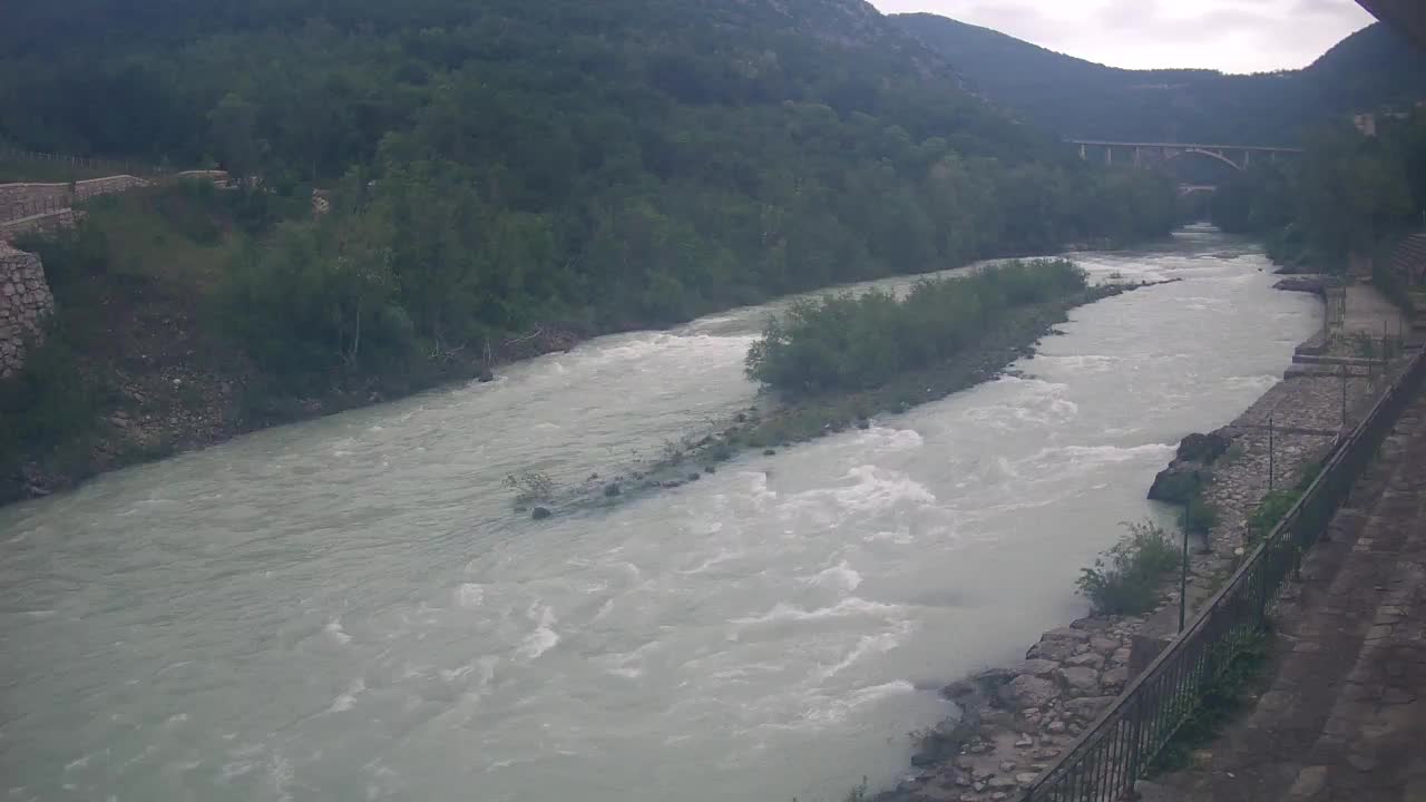 Soča River at Solkan Kayak Center