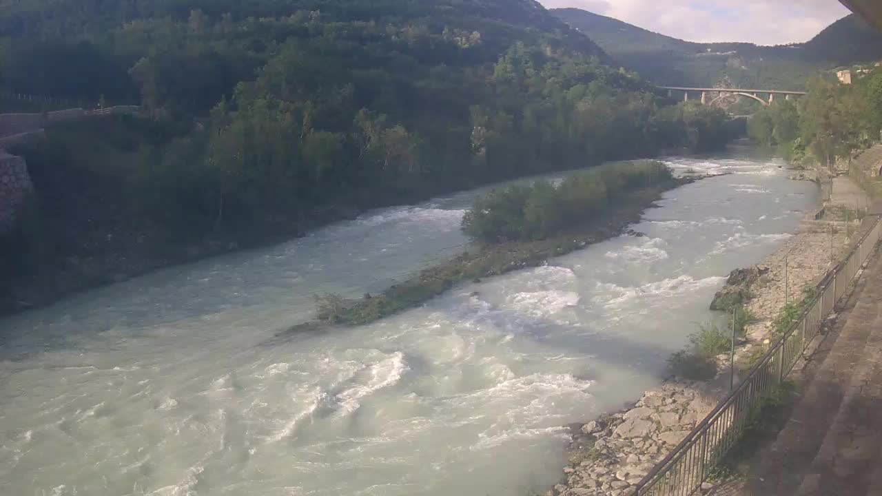 Soča River at Solkan Kayak Center