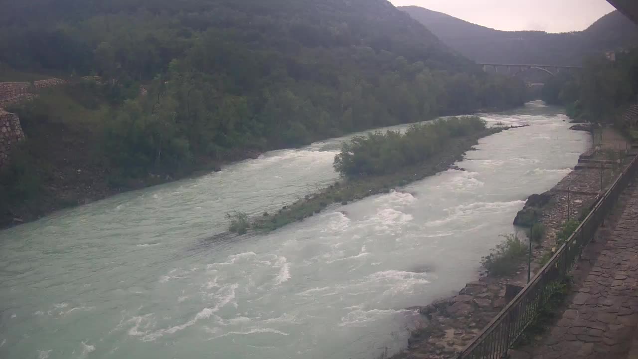 Soča River at Solkan Kayak Center
