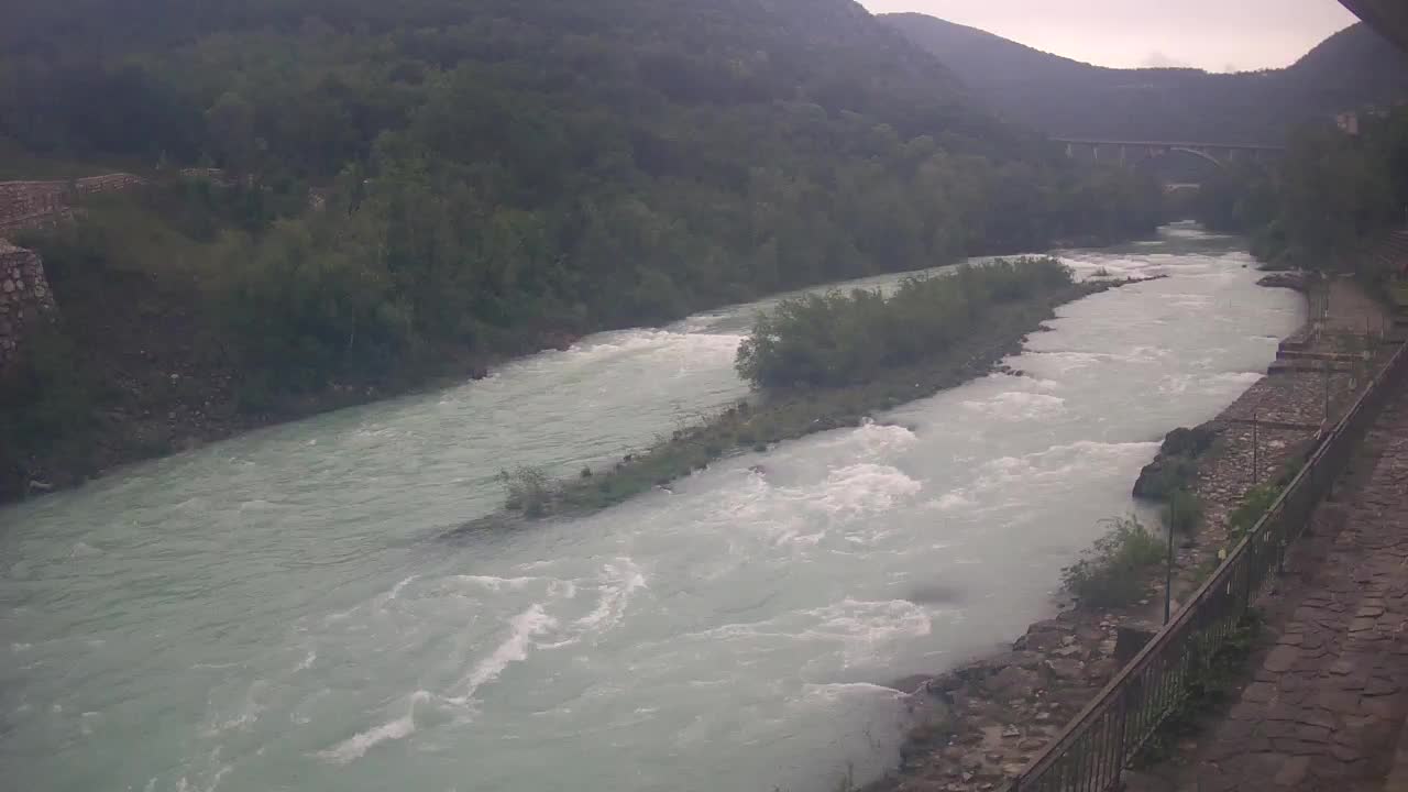 Soča River at Solkan Kayak Center