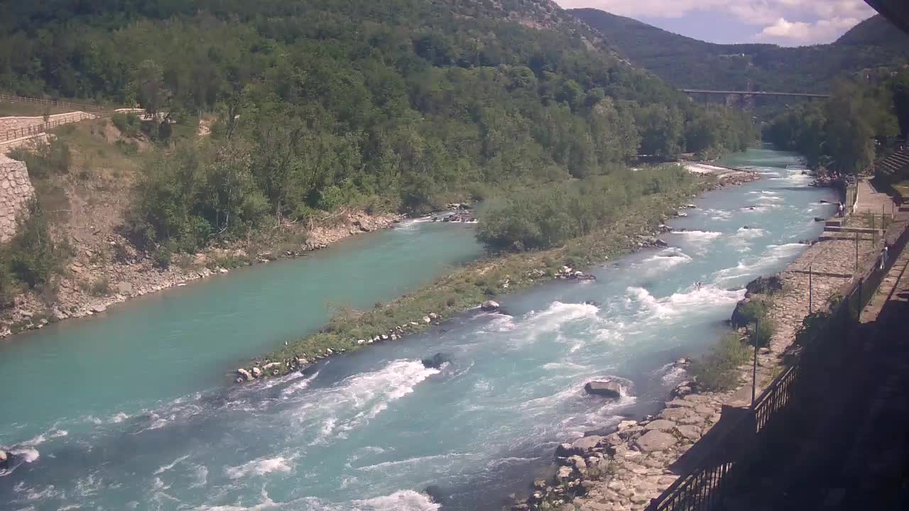 Soča River at Solkan Kayak Center