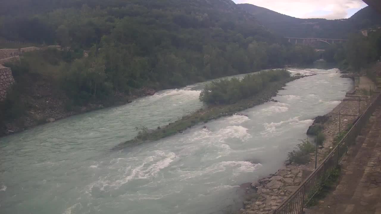 Soča River at Solkan Kayak Center