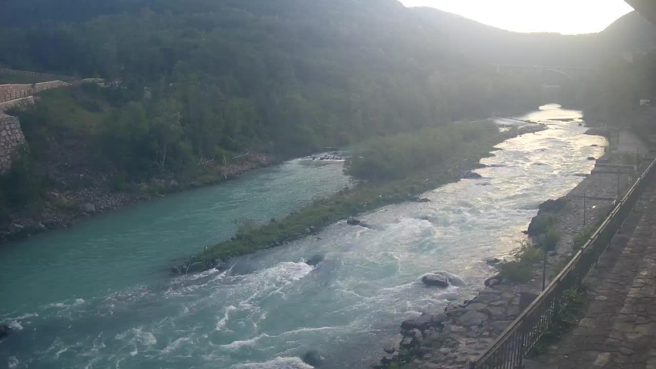 Soča River at Solkan Kayak Center