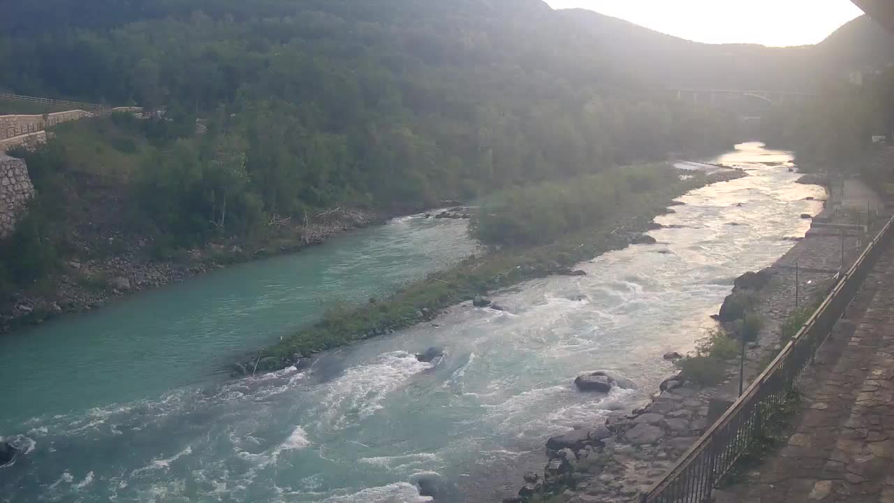 Soča River at Solkan Kayak Center
