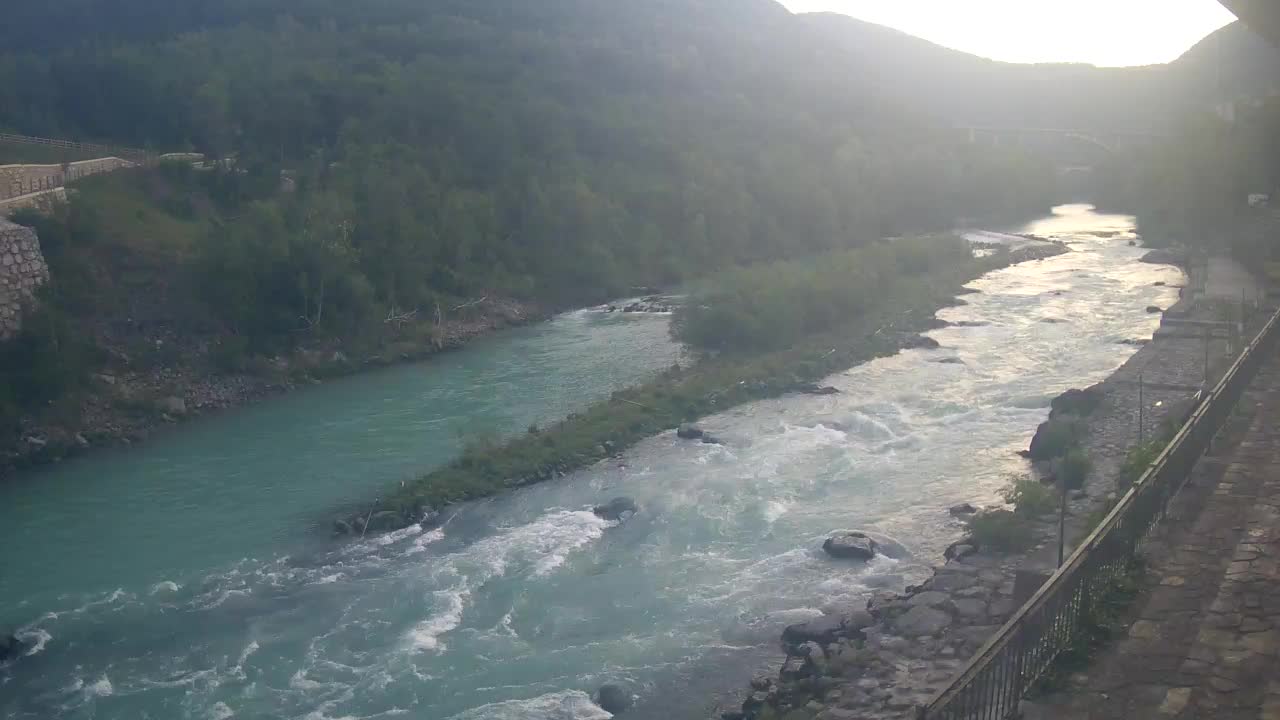 Soča River at Solkan Kayak Center
