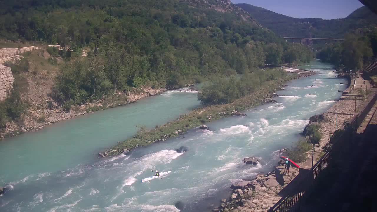 Soča River at Solkan Kayak Center