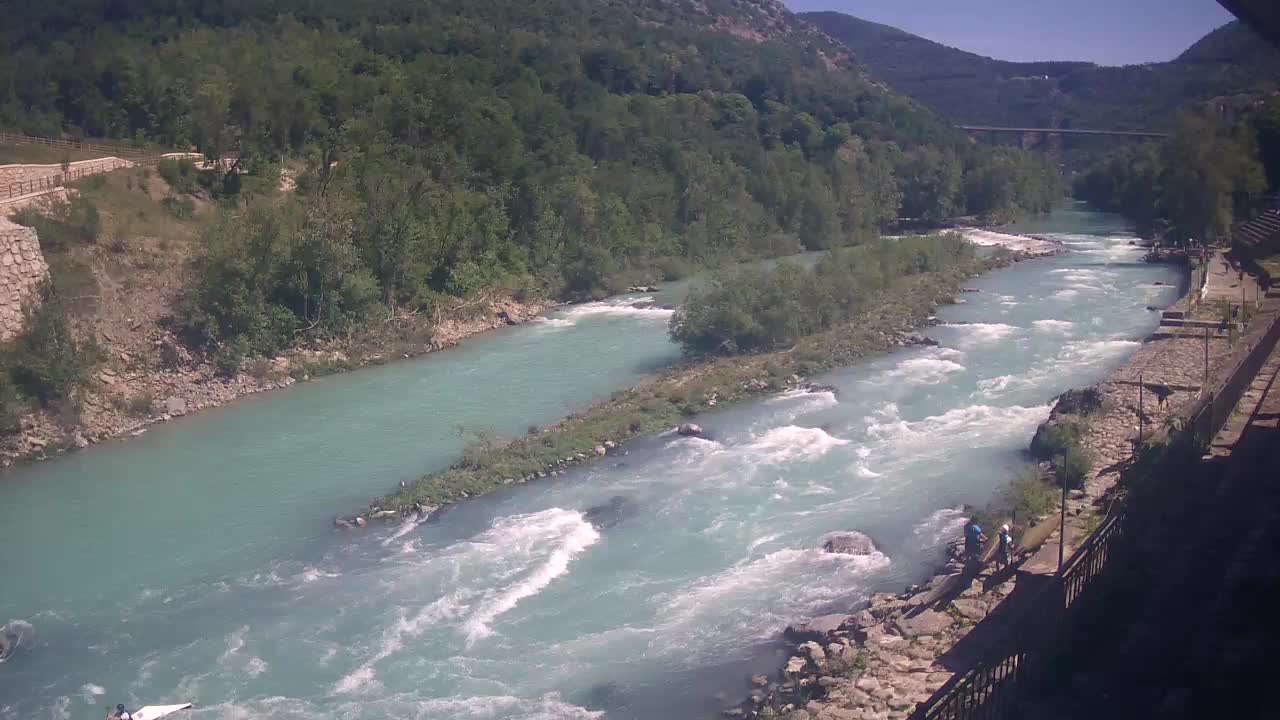 Soča River at Solkan Kayak Center