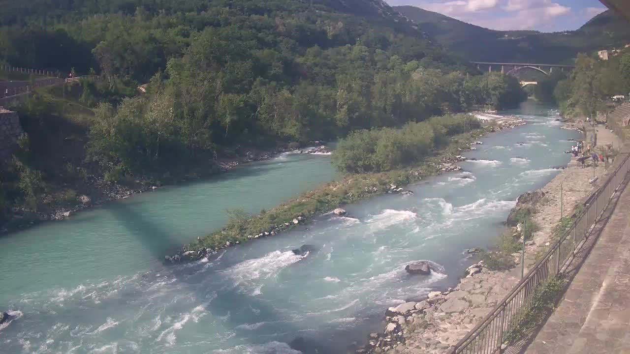 Soča River at Solkan Kayak Center