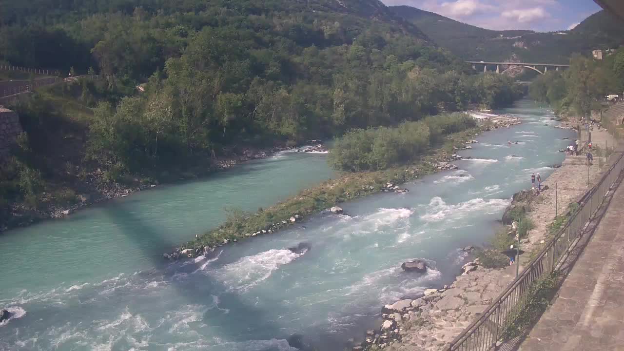 Soča River at Solkan Kayak Center