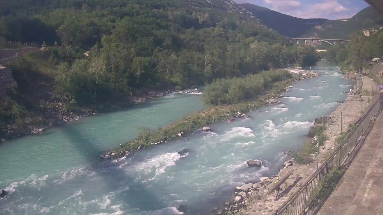Soča River at Solkan Kayak Center