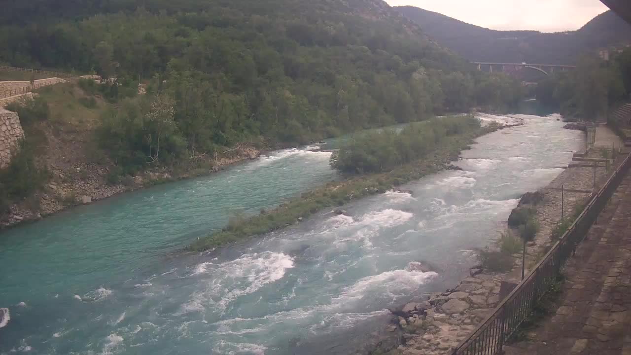Soča River at Solkan Kayak Center