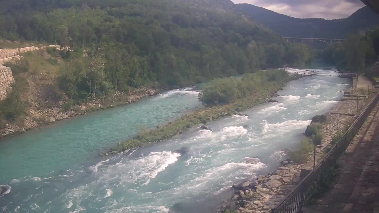 Soča River at Solkan Kayak Center