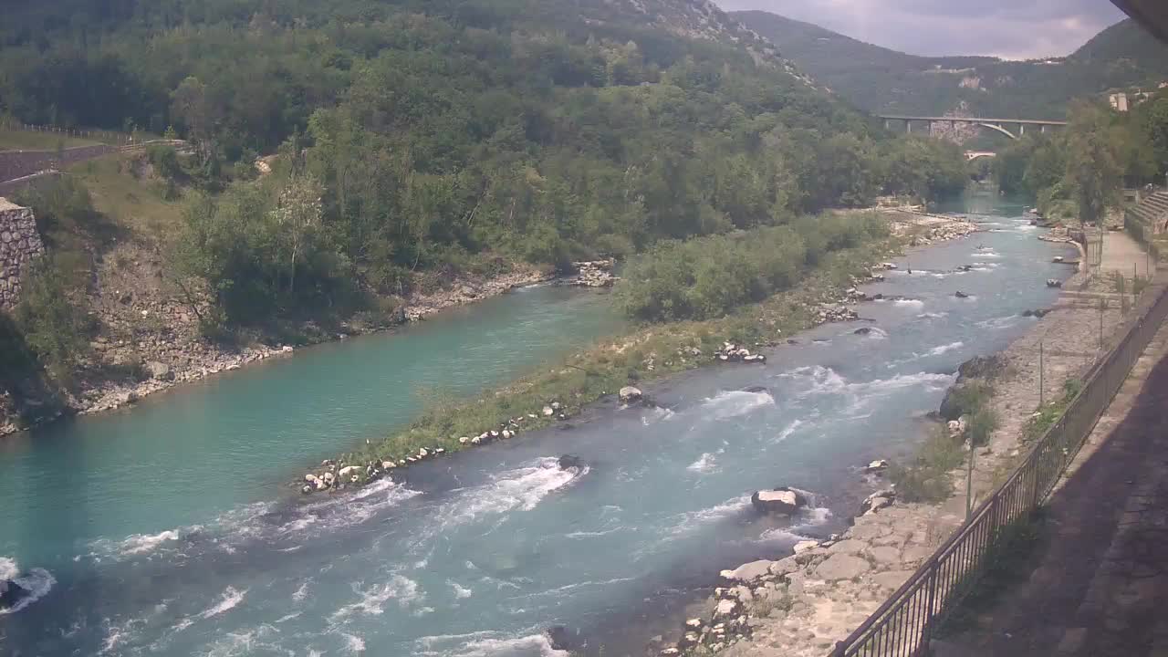 Soča River webcam at Solkan Kayak Center