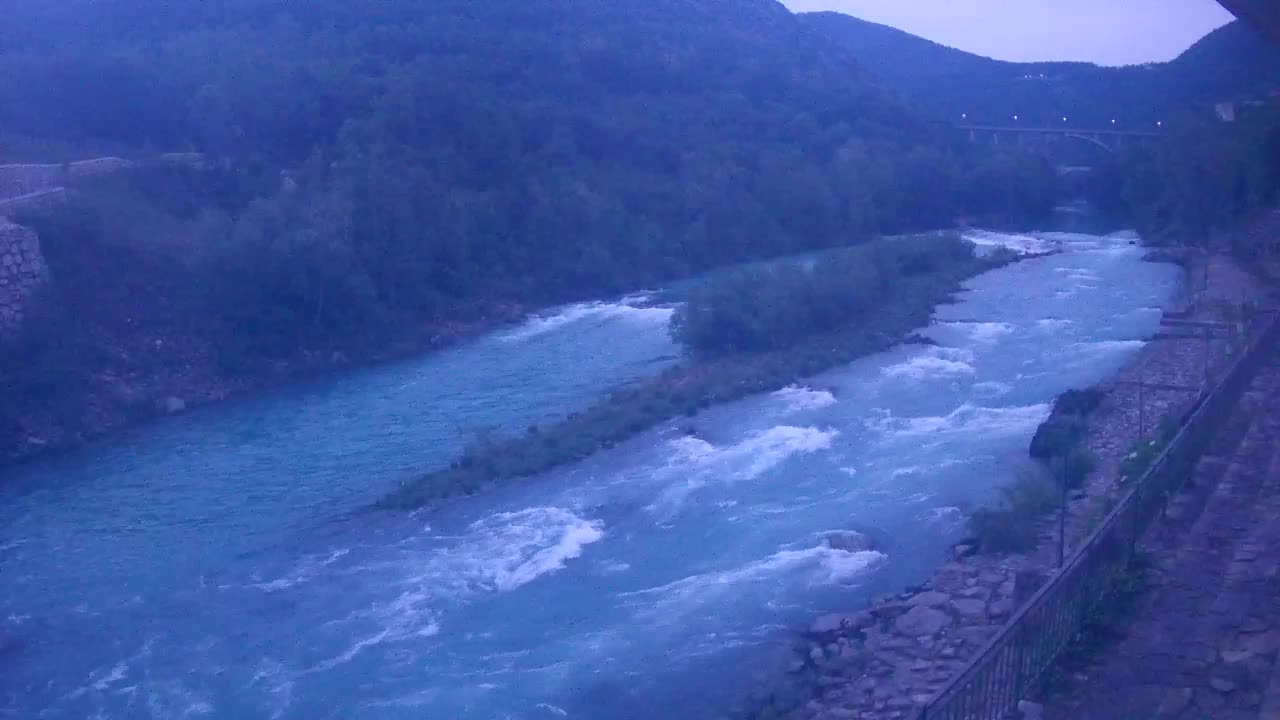 Soča River at Solkan Kayak Center