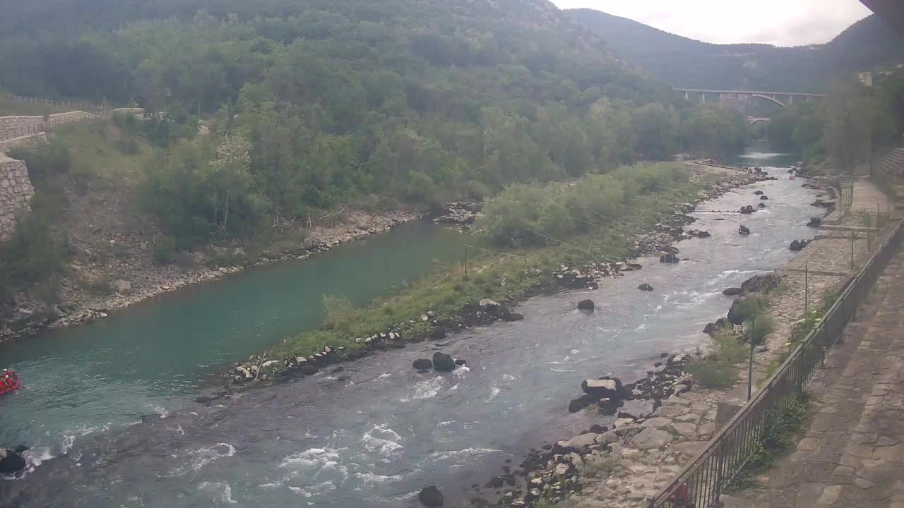 Soča River at Solkan Kayak Center