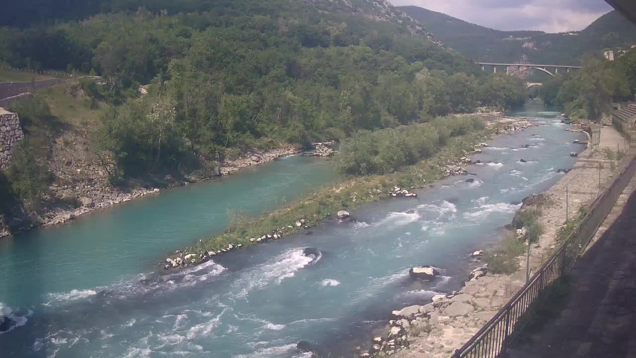 Soča River at Solkan Kayak Center