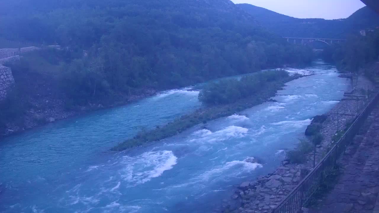 Soča River at Solkan Kayak Center