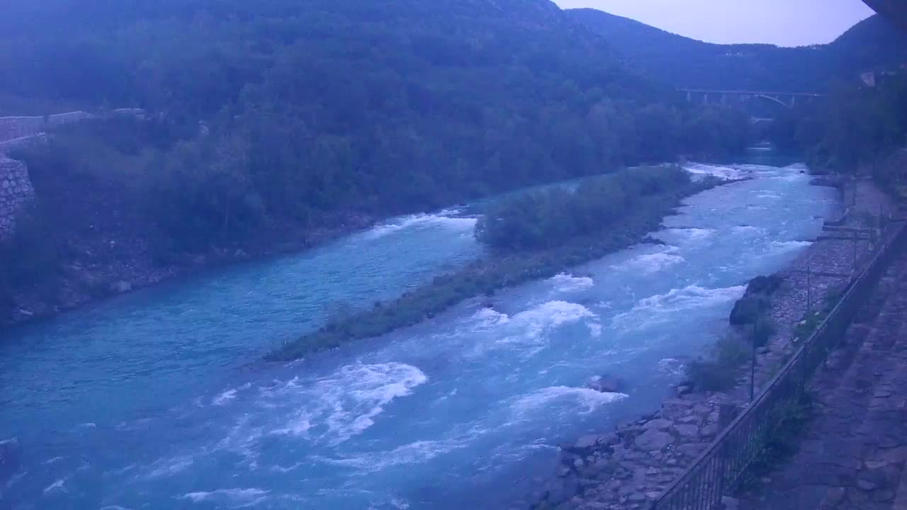 Soča River at Solkan Kayak Center
