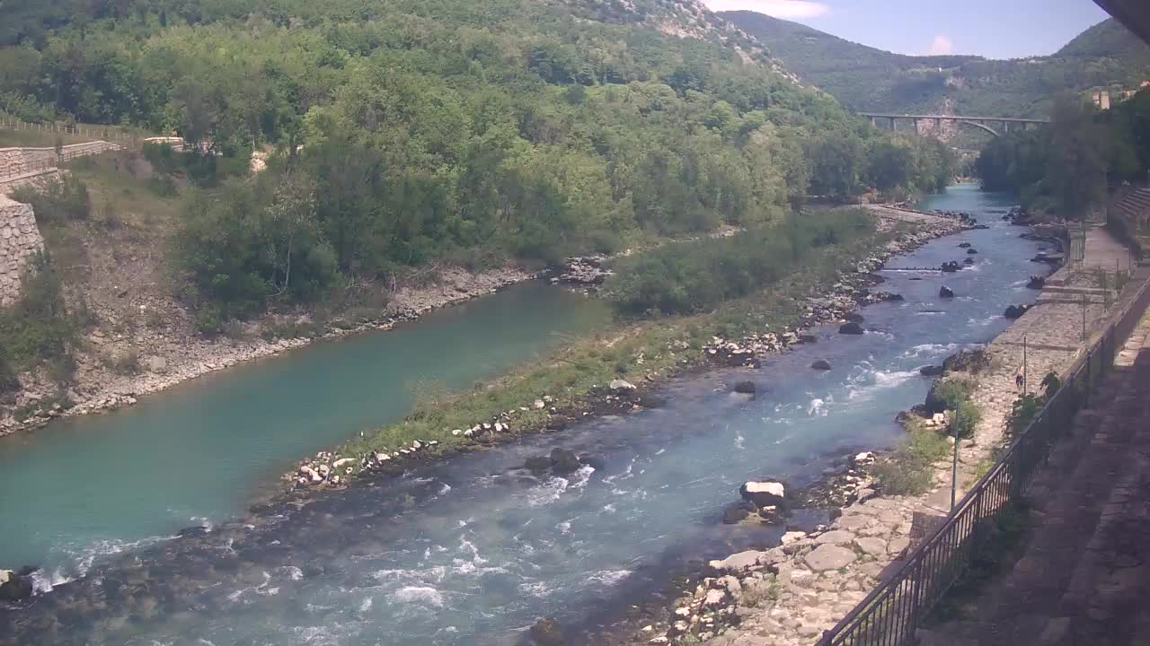 Soča River at Solkan Kayak Center