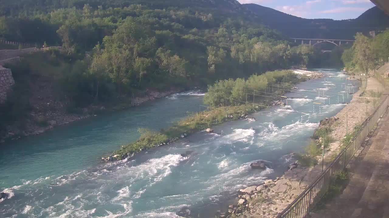 Soča River at Solkan Kayak Center
