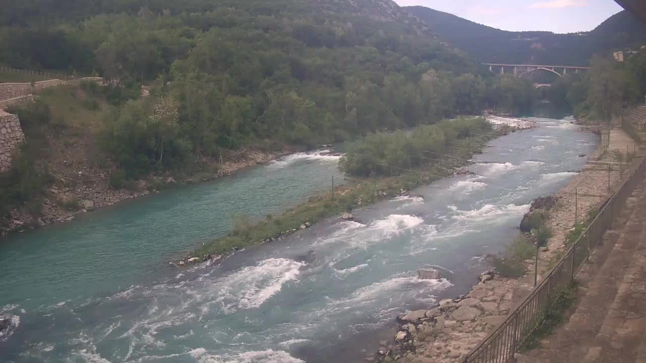 Soča River at Solkan Kayak Center