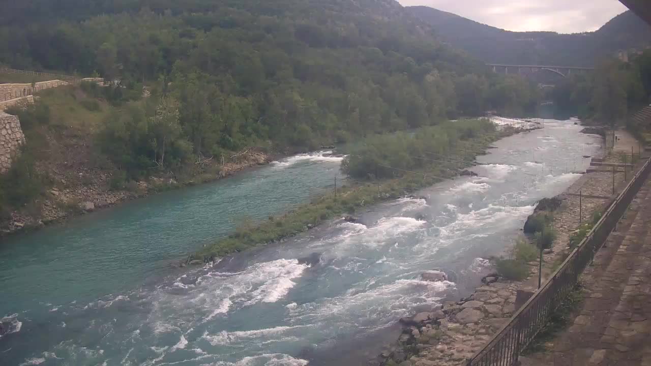 Soča River at Solkan Kayak Center
