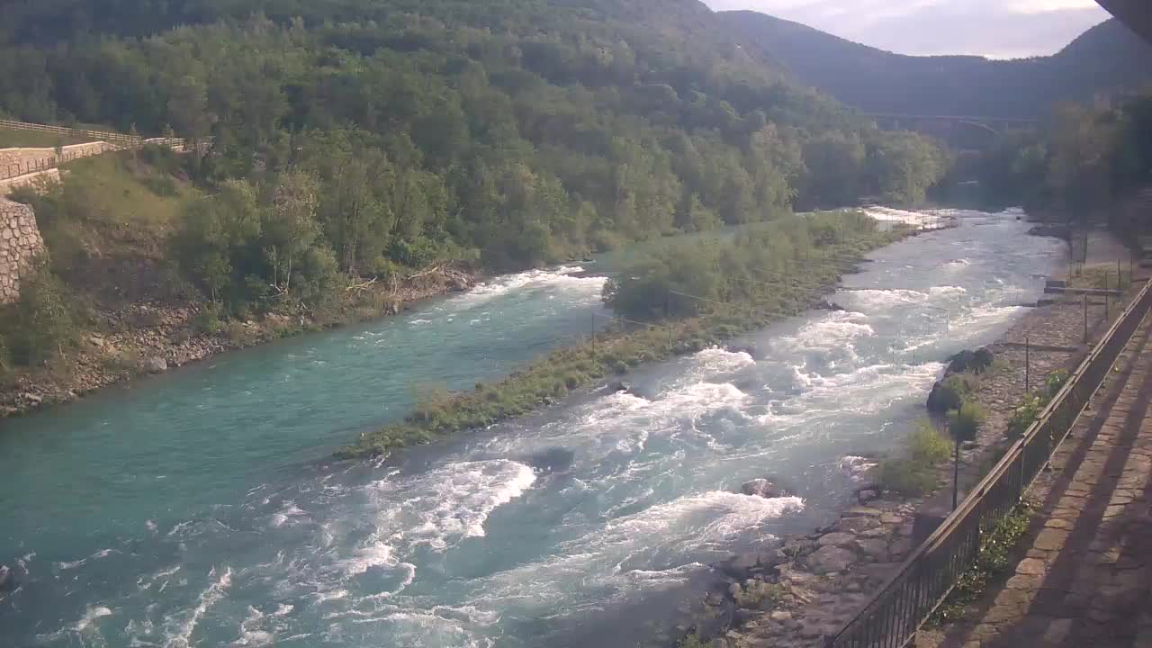 Soča River at Solkan Kayak Center
