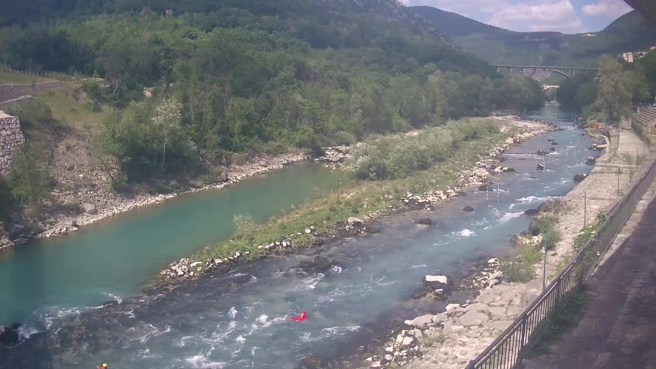 Soča River at Solkan Kayak Center