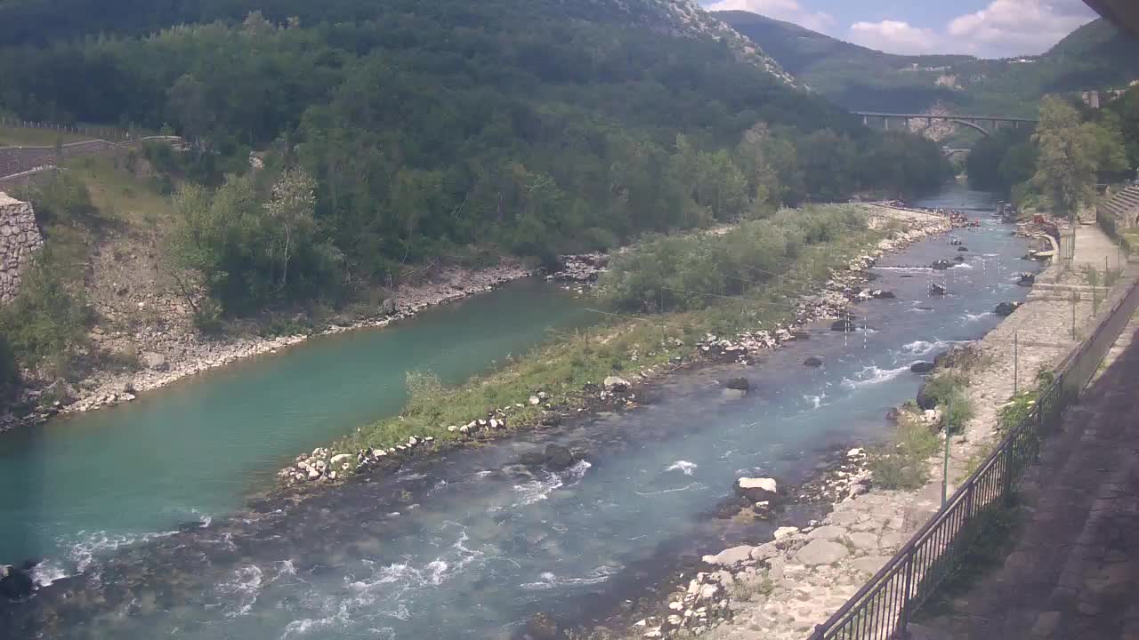 Soča River at Solkan Kayak Center