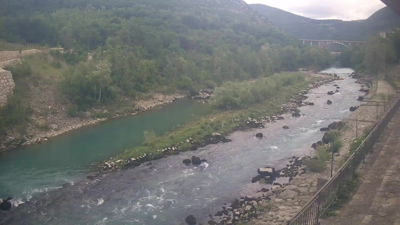 Soča River at Solkan Kayak Center