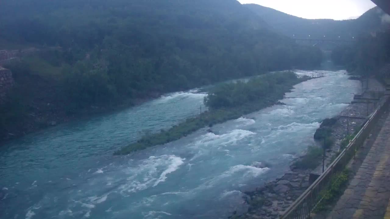 Soča River at Solkan Kayak Center