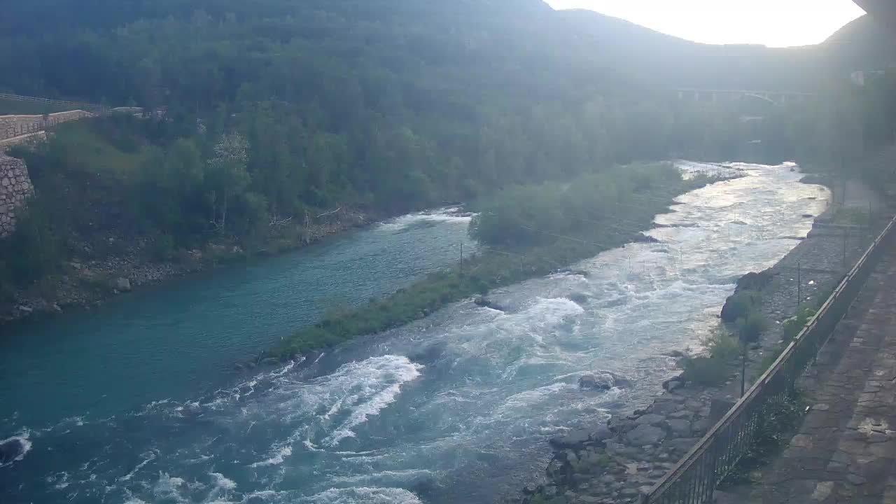 Soča River at Solkan Kayak Center