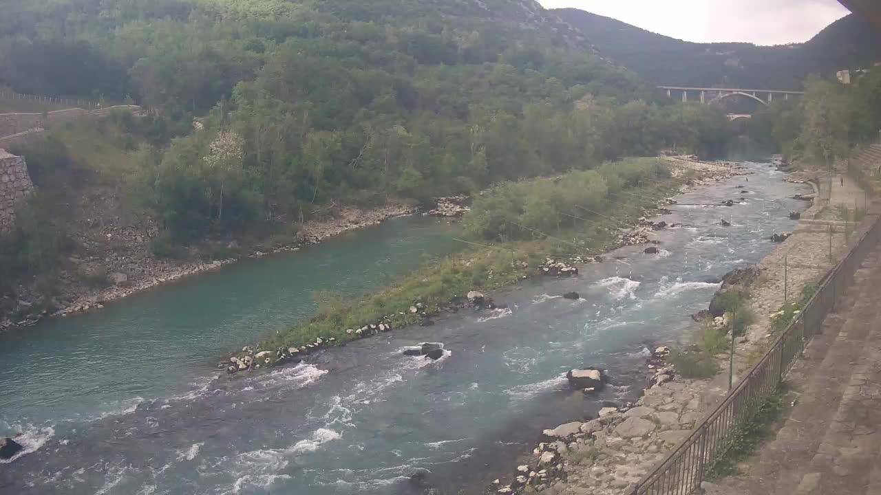 Soča River at Solkan Kayak Center