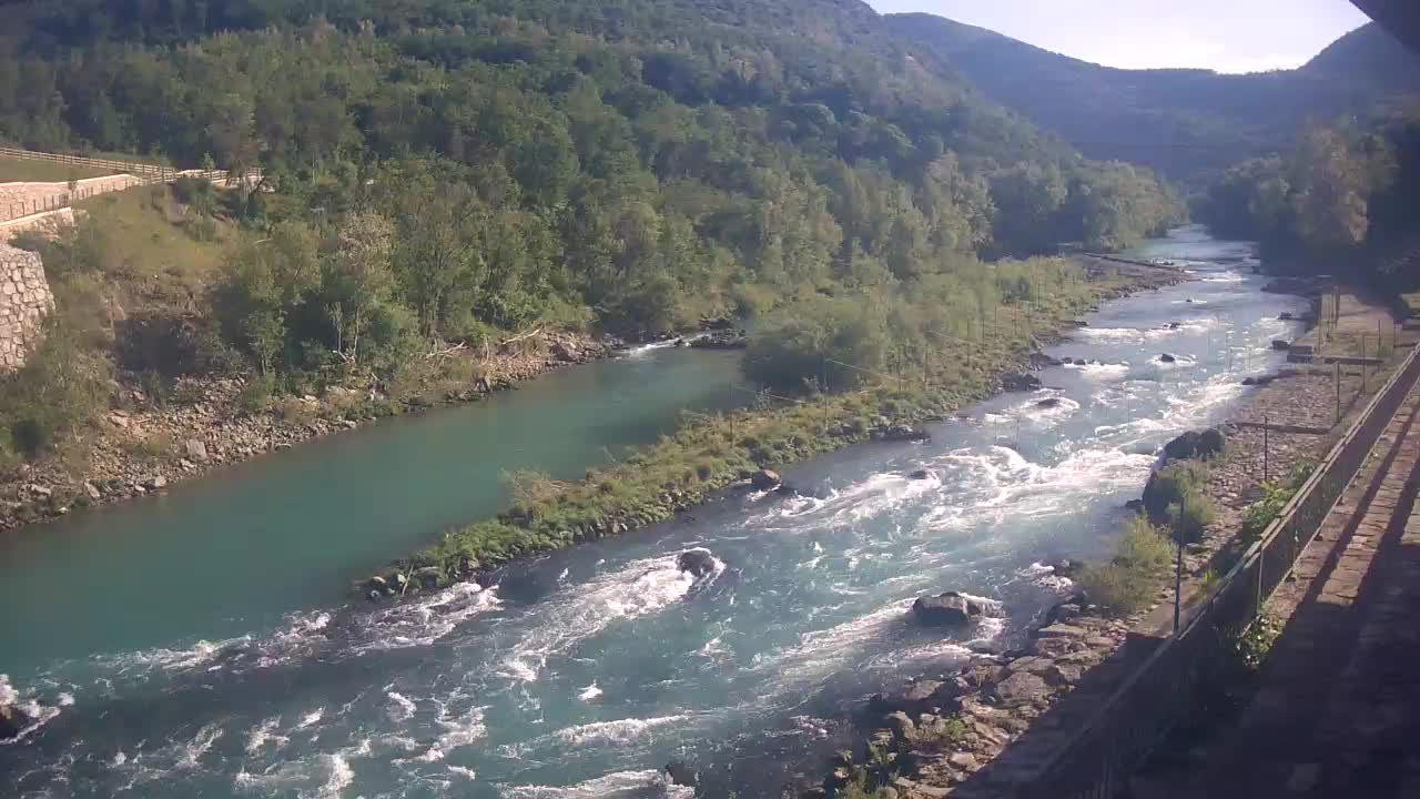 Soča River at Solkan Kayak Center