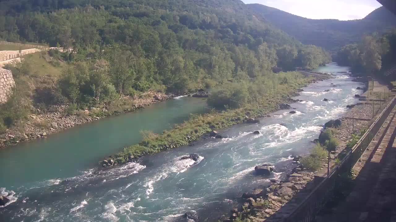 Soča River at Solkan Kayak Center