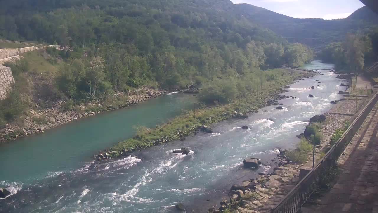 Soča River at Solkan Kayak Center