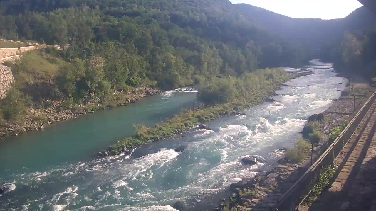 Soča River at Solkan Kayak Center