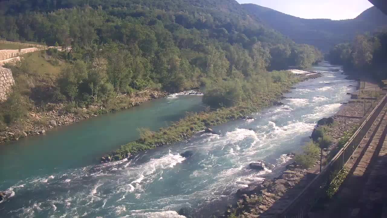 Soča River at Solkan Kayak Center